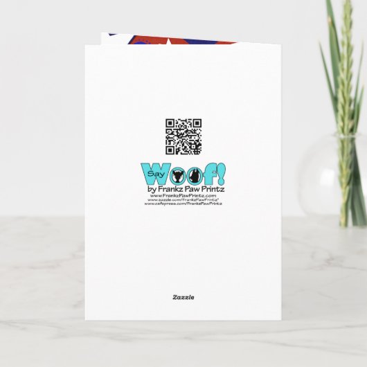 7月4日- Westie -ポロ カード (裏面)