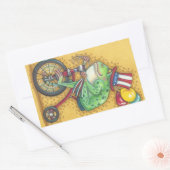 7月4日AMERICANA FROG STICKER Retangle, Sheet 長方形シール (封筒)