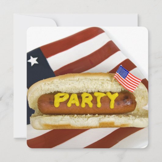 7月4日Bash招待状 招待状 (正面)