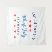 7月4日BBQとBrewファミリー懇親会 タペストリー (正面(横))