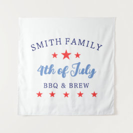 7月4日BBQとBrewファミリー懇親会 タペストリー