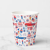 7月4日BBQアメリカ 紙コップ (裏面)