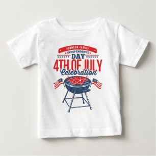 7月4日BBQグリルファミリー懇親会 ベビーTシャツ