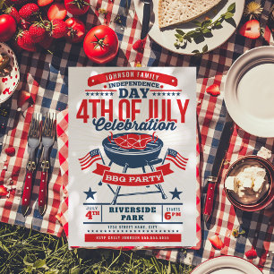 7月4日BBQグリルファミリー懇親会 招待状