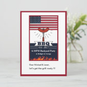 7月4日bbqバックヤードパーティー 招待状 (スタンド正面)