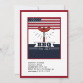 7月4日bbqバックヤードパーティー 招待状 (裏面)