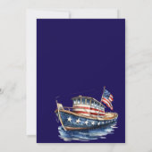 7月4日BBQパーティの招待状 招待状 (裏面)