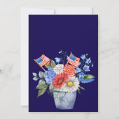 7月4日BBQパーティの招待状 招待状 (裏面)