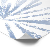 7月4日BBQパーティー赤白青 カスタム ポスター (角)