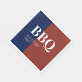 7月4日BBQパーティー スタンダードランチョンナプキン (角)