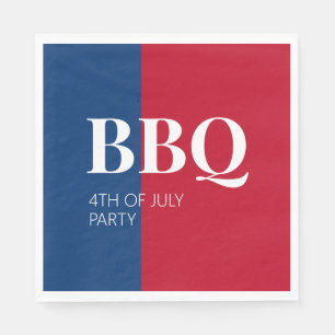 7月4日BBQパーティー スタンダードランチョンナプキン