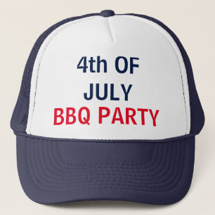 7月4日BBQパーティー・トラック・ハット キャップ