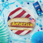 7月4日BBQパーティー ペーパープレート (パーティー)