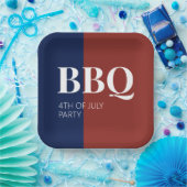 7月4日BBQパーティー ペーパープレート (パーティー)
