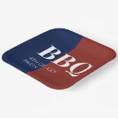 7月4日BBQパーティー ペーパープレート (傾斜あり)