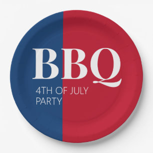 7月4日BBQパーティー ペーパープレート