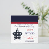 7月4日BBQパーティー 招待状 (スタンド正面)