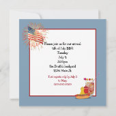 7月4日BBQパーティー 招待状 (裏面)