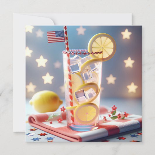 7月4日BBQパーティー 招待状 (正面)