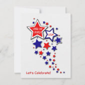 7月4日BBQパーティー 招待状 (正面)