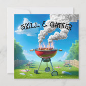 7月4日BBQパーティー 招待状 (正面)