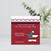 7月4日BBQパーティー 招待状 (スタンド正面)