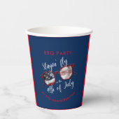 7月4日BBQパーティー 紙コップ (正面)