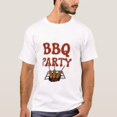7月4日BBQパーティTシャツ|独立記念日 Tシャツ (正面)