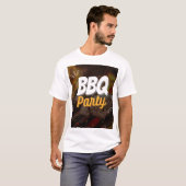 7月4日BBQパーティTシャツ|独立記念日 Tシャツ (正面フル)