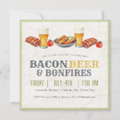 7月4日BBQビールボンファイスホリデーパーティー 招待状 (正面)