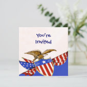 7月4日BBQ招待状 招待状 (スタンド正面)