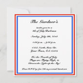 7月4日BBQ招待状 招待状 (裏面)