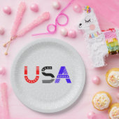 7月4日BBQ米国紙プレート ペーパープレート (パーティー)