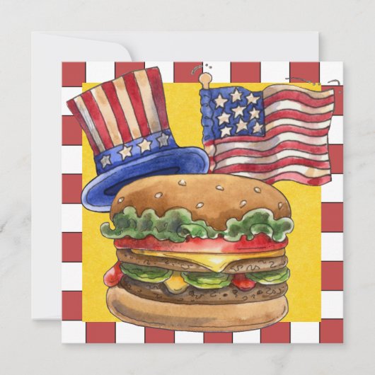 7月4日BBQ調理師アウト！SRF 招待状 (正面)