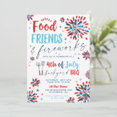 7月4日BBQ近隣ブロックパーティー 招待状 (スタンド正面)