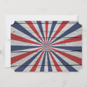 7月4日BBQ ハッピー バースデー アメリカ フラット ご案内 招待状 (裏面)