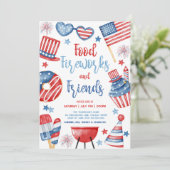 7月4日BBQ 招待状 (スタンド正面)