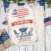 7月4日BBQ ID1105 招待状