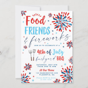 7月4日BBQ Neighborhood Blockパーティー 招待状