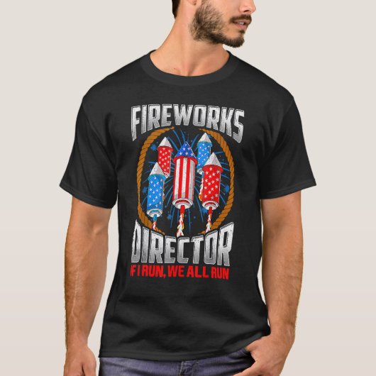 7月4日Firework Director I You We Allもし走よ Tシャツ (正面)