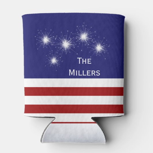 7月4日Fireworksによるカスタマイズ可能クーラーボックス 缶クーラー (裏面)