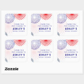 7月4日Fireworksのおすすめギフトラベル スクエアシール (シート)