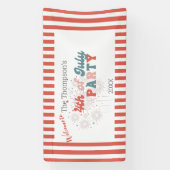 7月4日Fireworksバナー 横断幕 (縦)