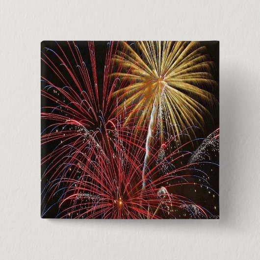 7月4日Fireworksボタン 缶バッジ (正面)