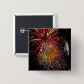 7月4日Fireworksボタン 缶バッジ (正面&裏面)