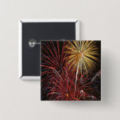 7月4日Fireworksボタン 缶バッジ (正面&裏面)