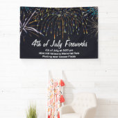 7月4日Fireworks広告バナー 横断幕 (インサイチュ)