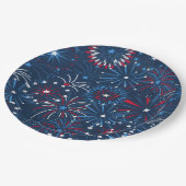 7月4日Fireworks紙プレート ペーパープレート (アングル)