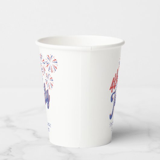 7月4日Fireworks紙杯 紙コップ (右)