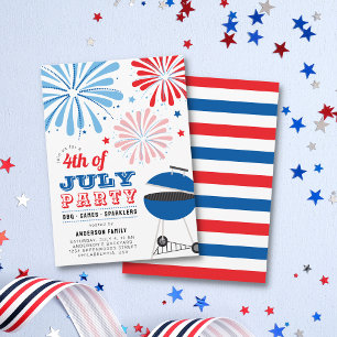7月4日Fireworks BBQパーティー 招待状
